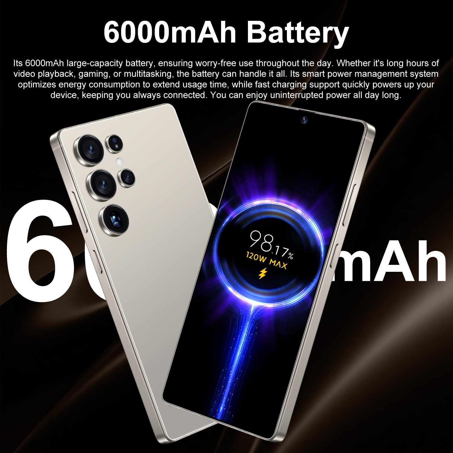 Unlocked Cell Phone 25 Ultra Dual SIM 5G Smartphone Android 15 Cheap Phone