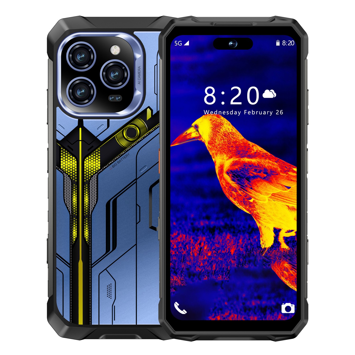 Rugged Phone R16 Pro MAX 256G 5G Unlocked Mobile Smartphone 10000mAh