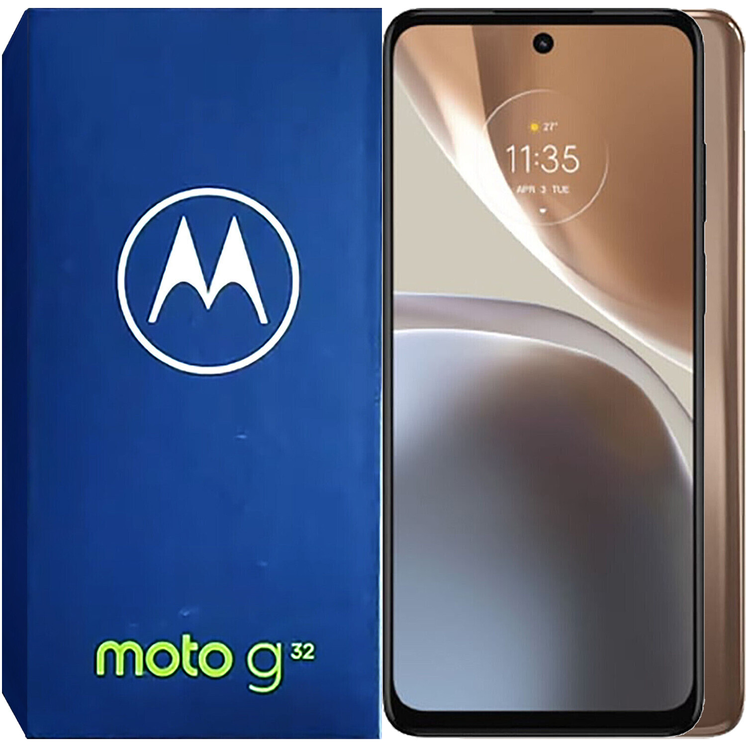 Motorola Moto G32 4G Rose Gold 128GB + 6GB Dual-SIM Factory Unlocked GSM NEW