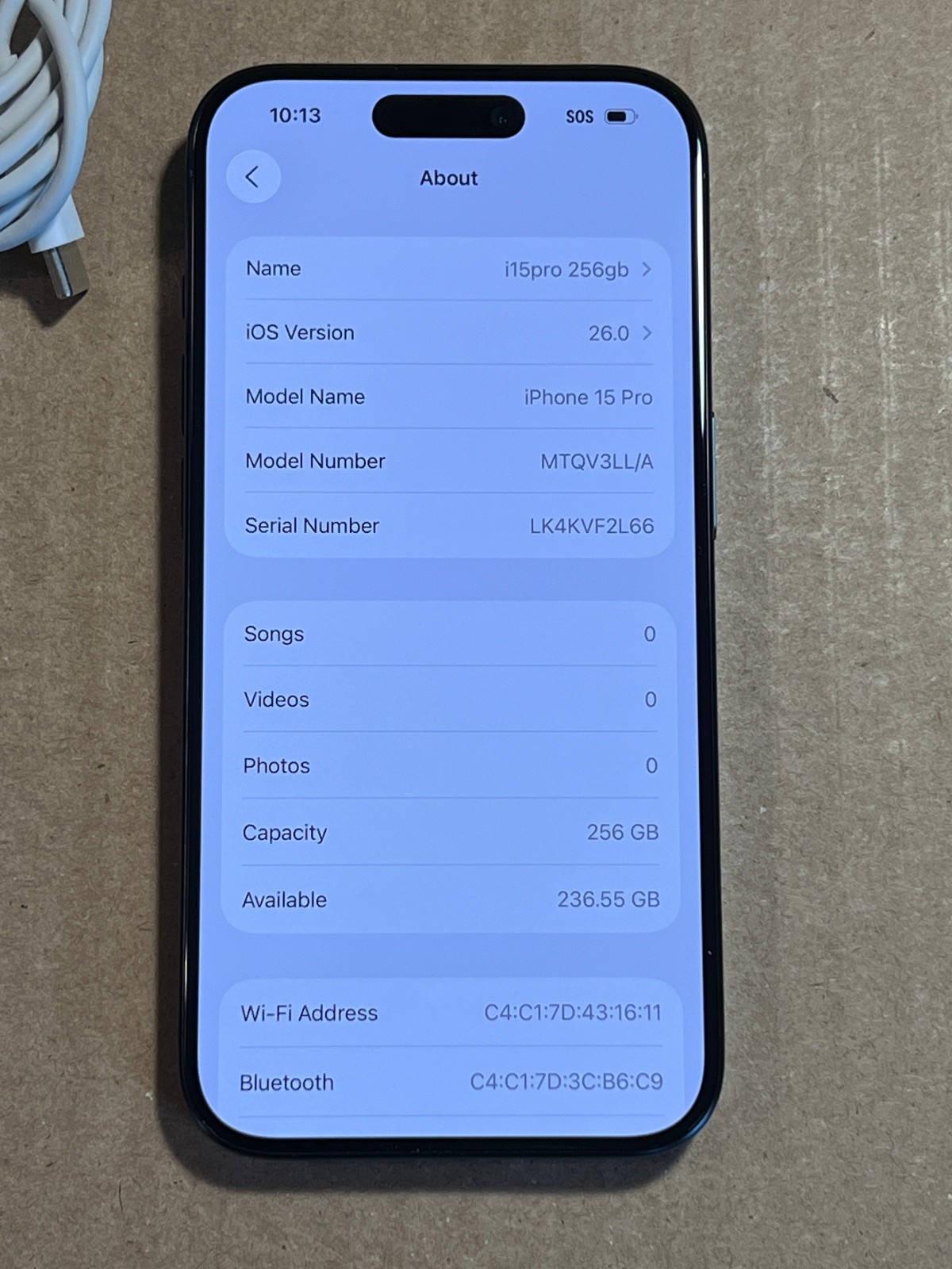 Apple iPhone 15 Pro – 256GB – Blue Titanium Unlocked A2848 eSIM