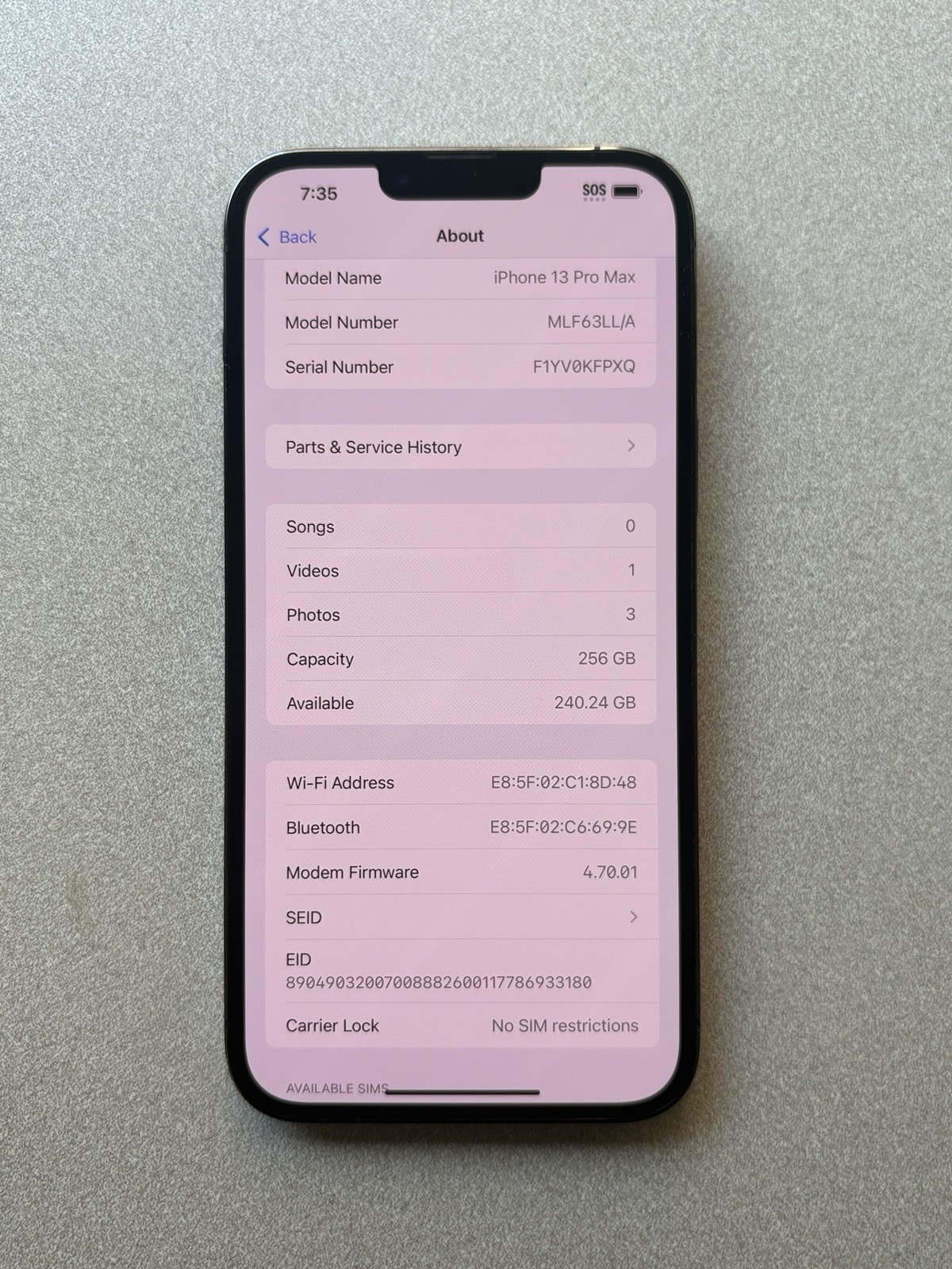 iphone 13 pro max 256gb Fully Unlocked – Great condition