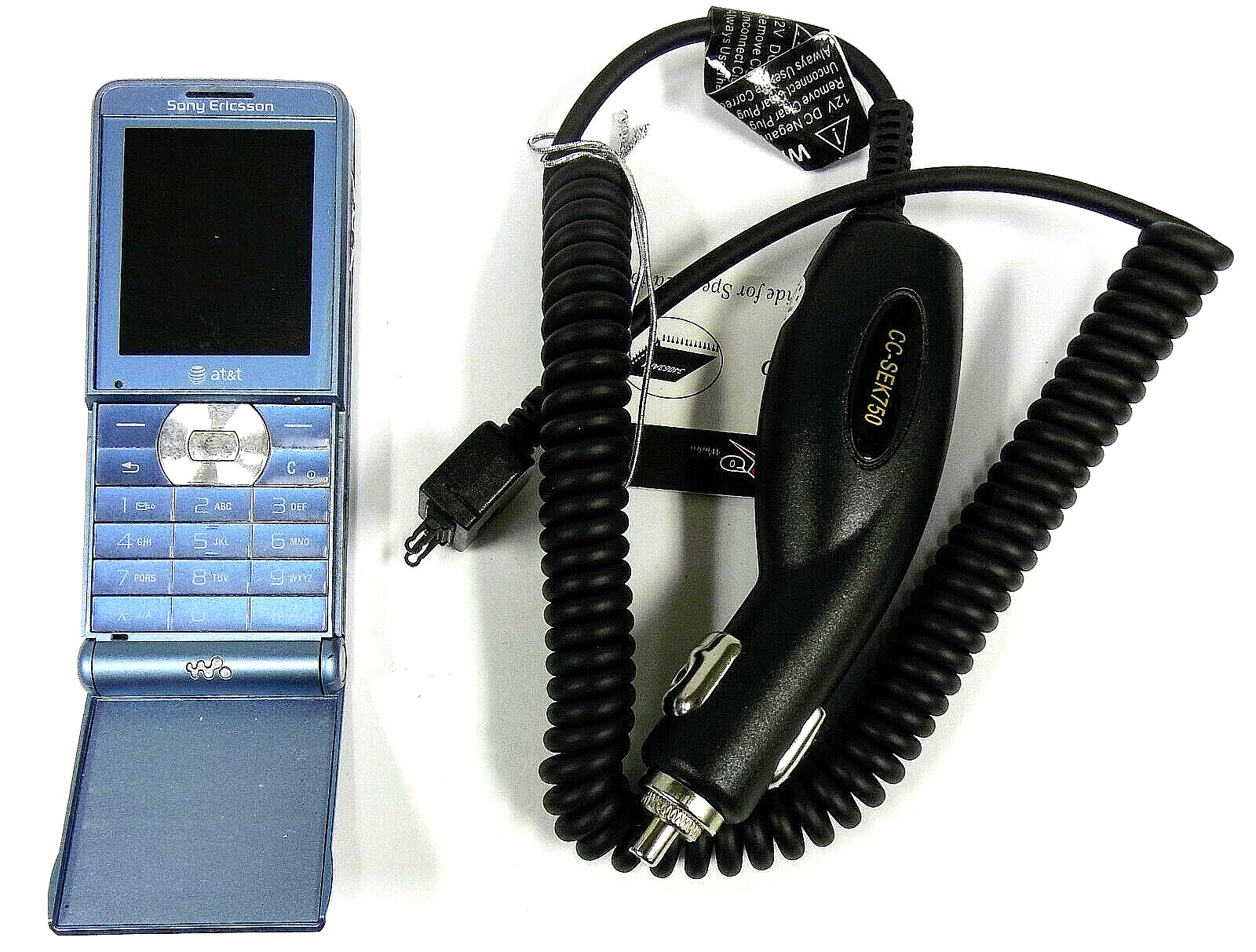 Sony Ericsson Walkman W350a – Ice Blue ( AT&T ) Very Rare MP3 Phone – Bundled