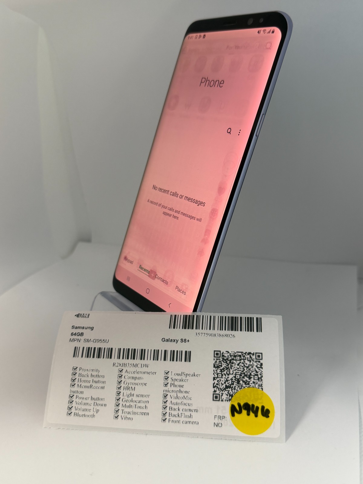 Samsung Galaxy S8+ SM-G955U 64GB +4GB Unlocked- N946