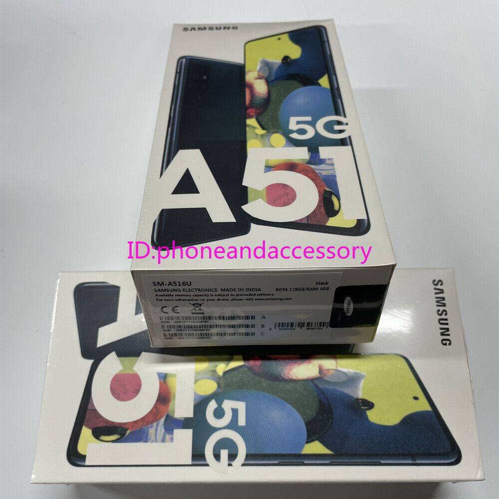Unlocked Samsung Galaxy A51 5G SM-A516U 6/128GB 48MP 6.5″ Smartphone-New Sealed