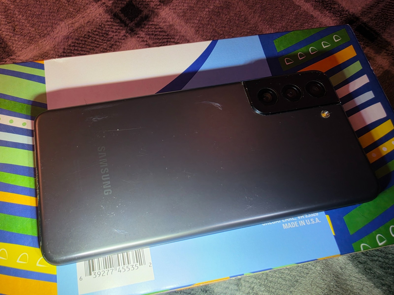 Samsung Galaxy S21 – 128 GB – Phantom Gray (Unlocked) working!!