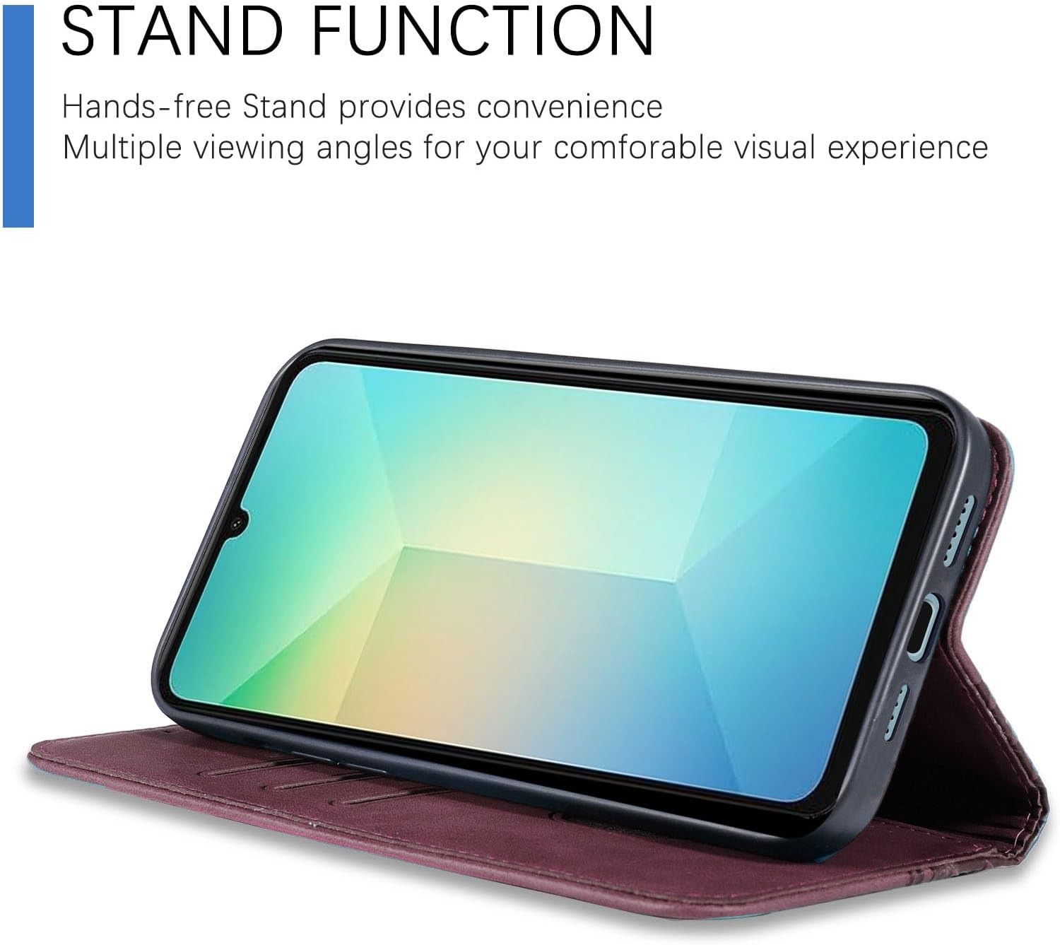 Wallet Case for Samsung Galaxy A06 5G 2025 – PU Leather Flip Cover with Card Slo