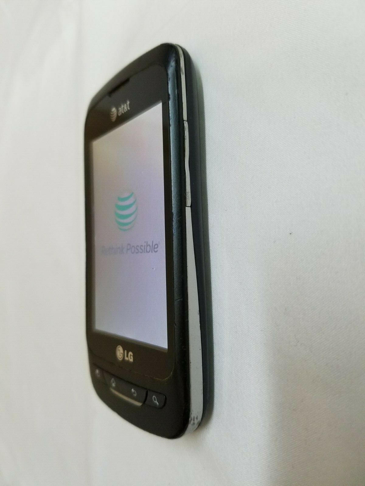 H20 Wireless At&t Cricket Black Go Phone LG Phoenix LG-P505 Cell Phone