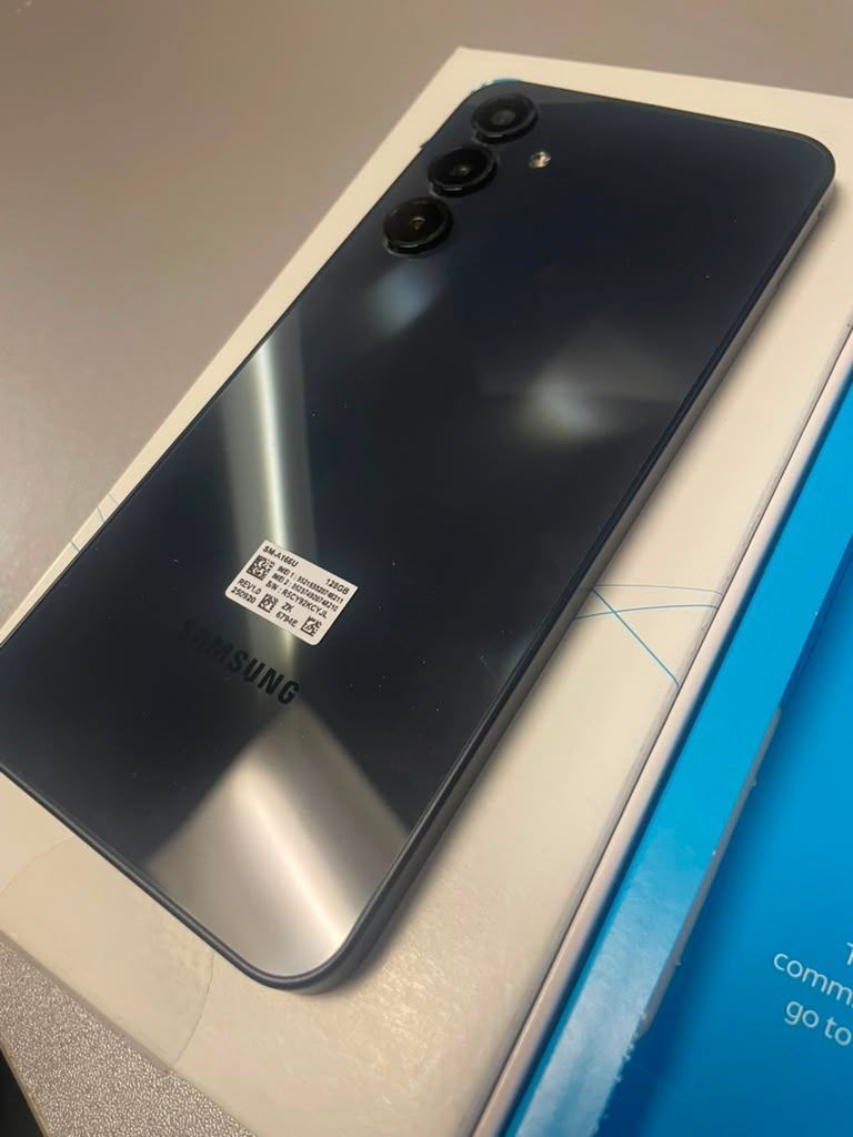 Samsung Galaxy A16 5G 128GB Blue Black AT&T SM-A166U 100% Battery w/ Box