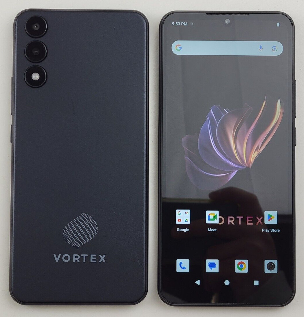 (USED) Vortex CB68 – 16GB – Black (CARRIER UNKNOWN) Dual SIM Android Smartphone