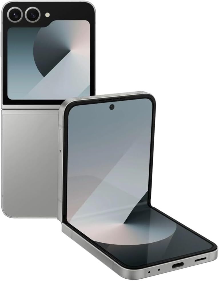 Samsung Galaxy Z Flip 6 5G SM-F741U 256GB Silver 6.7” Smartphone OPEN BOX A+