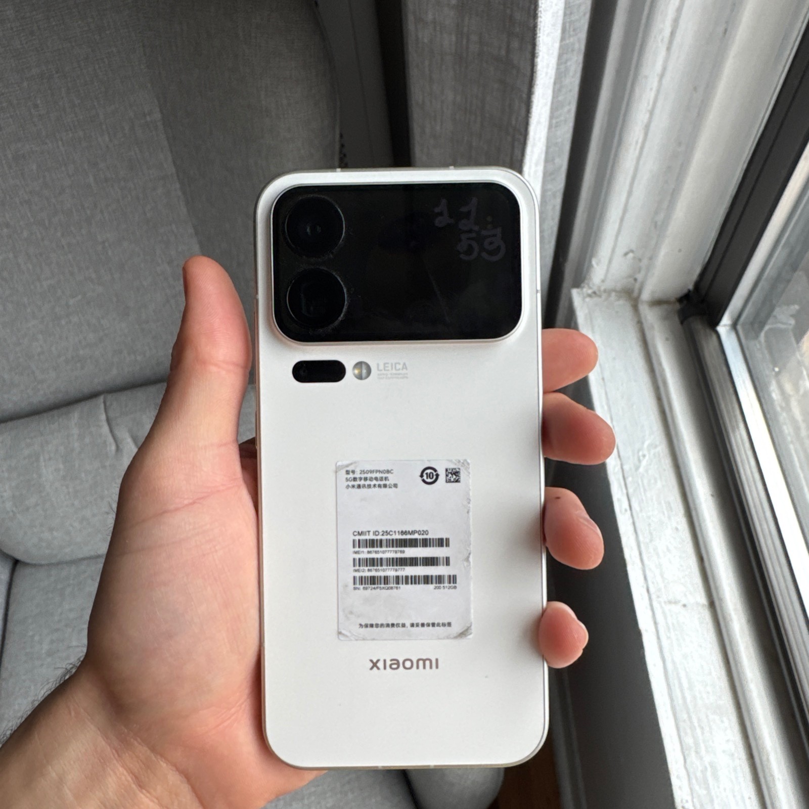 Original Xiaomi 17 Pro Max 5G 512GB 16GB China Model Unlocked GSM (White)