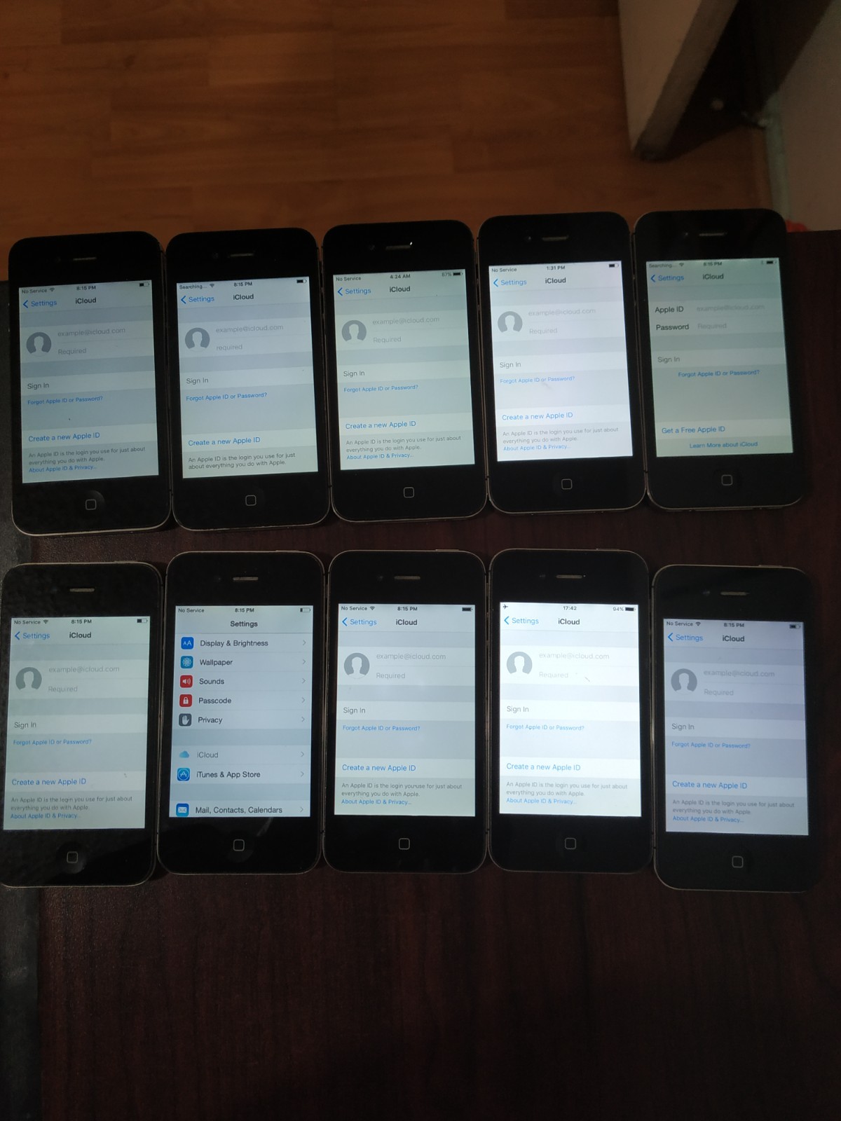 Lot of 10 Apple iPhone 4S A1387 16GB Black ( AT&T/ Verizon /OTA )