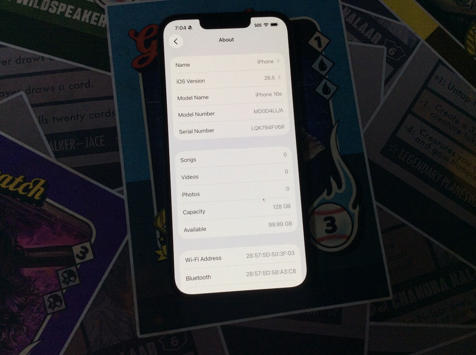 Apple iPhone 16e A3212 MD0D4LL/A 6.1″ Black 128GB smartphone READ