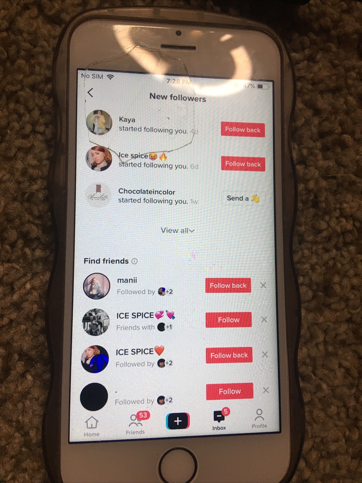 Apple iPhone 6 – 64gb- Silver (Unlocked) A1549 (CDMA + GSM)