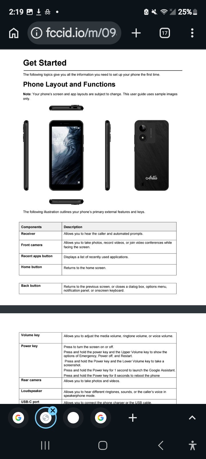 1/3 OFF NEW UNLOCKED 4G LTE SMARTPHONE & CHRGR. REG $59. ONLY $39.