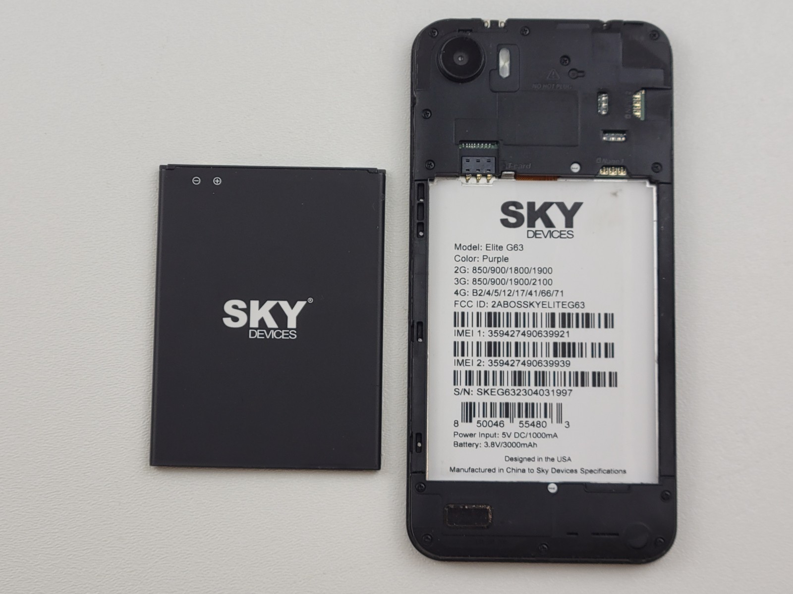 (B-STOCK) SKY Devices Elite G63 – 32GB – (GSM Unlocked) Dual SIM Smartphone