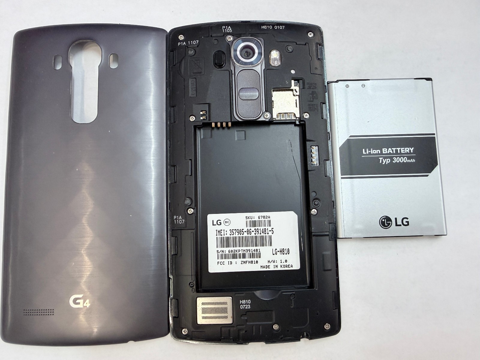 AT&T LG H811 G4 Android 4G LTE Smart Phone / GOOD LCD / BAD SOFTWARE