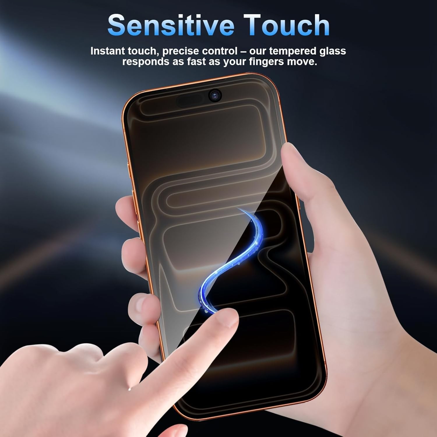 3PCS Privacy Screen Protector for iPhone 17 Pro 9H Anti-Spy Tempered Glass