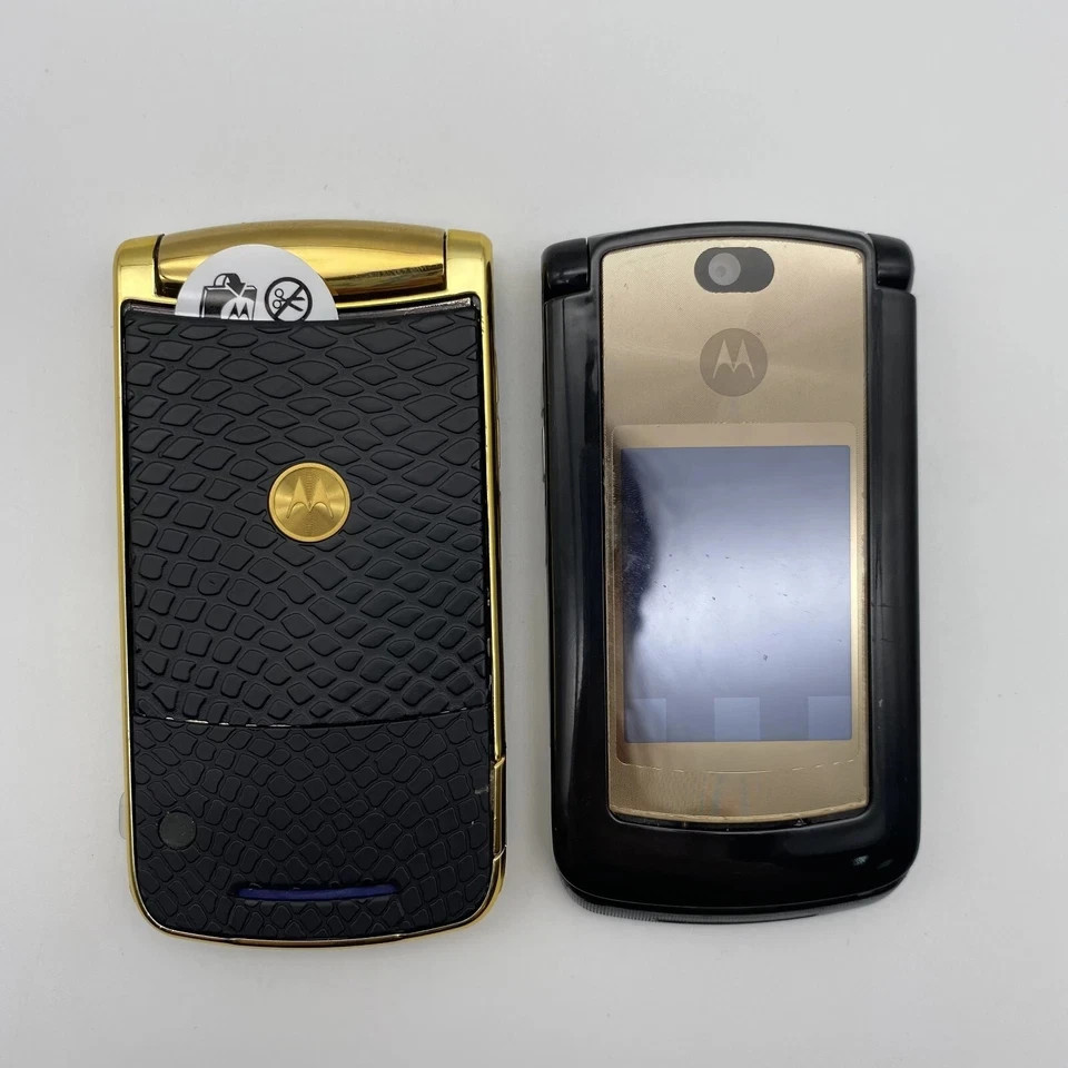 Unlocked Classic Motorola Razr 2 V8 2GB 2.0MP Flip Java Cell Mobile Phone