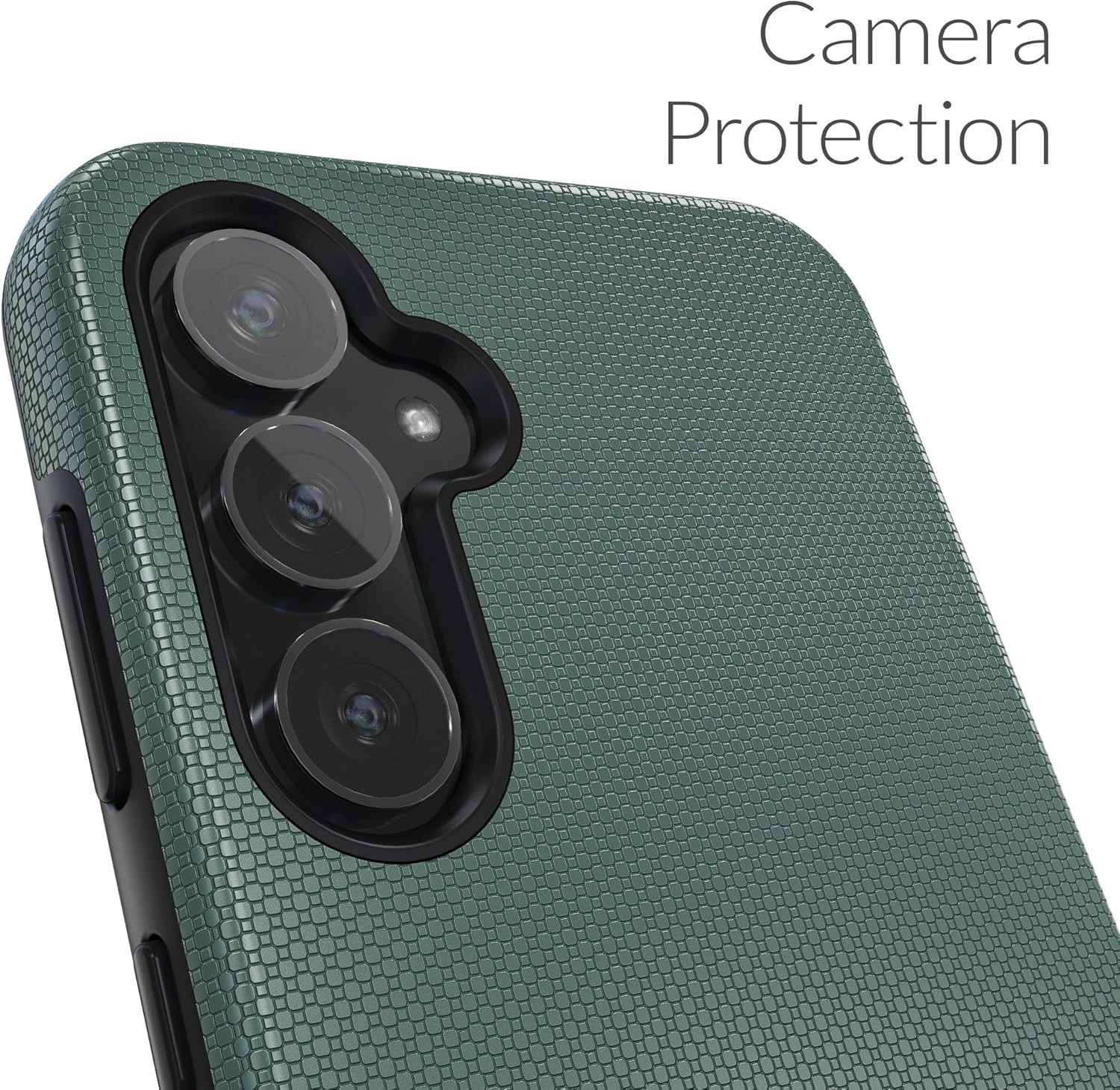 Samsung Galaxy S23 FE Case, Shockproof Protection Dual Layer Case – Forest Green