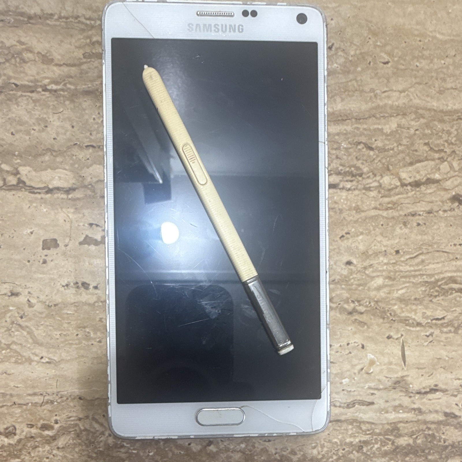 Samsung Galaxy Note 4 32GB White Verizon 4G LTE SM-N910V 5.7in 16MP