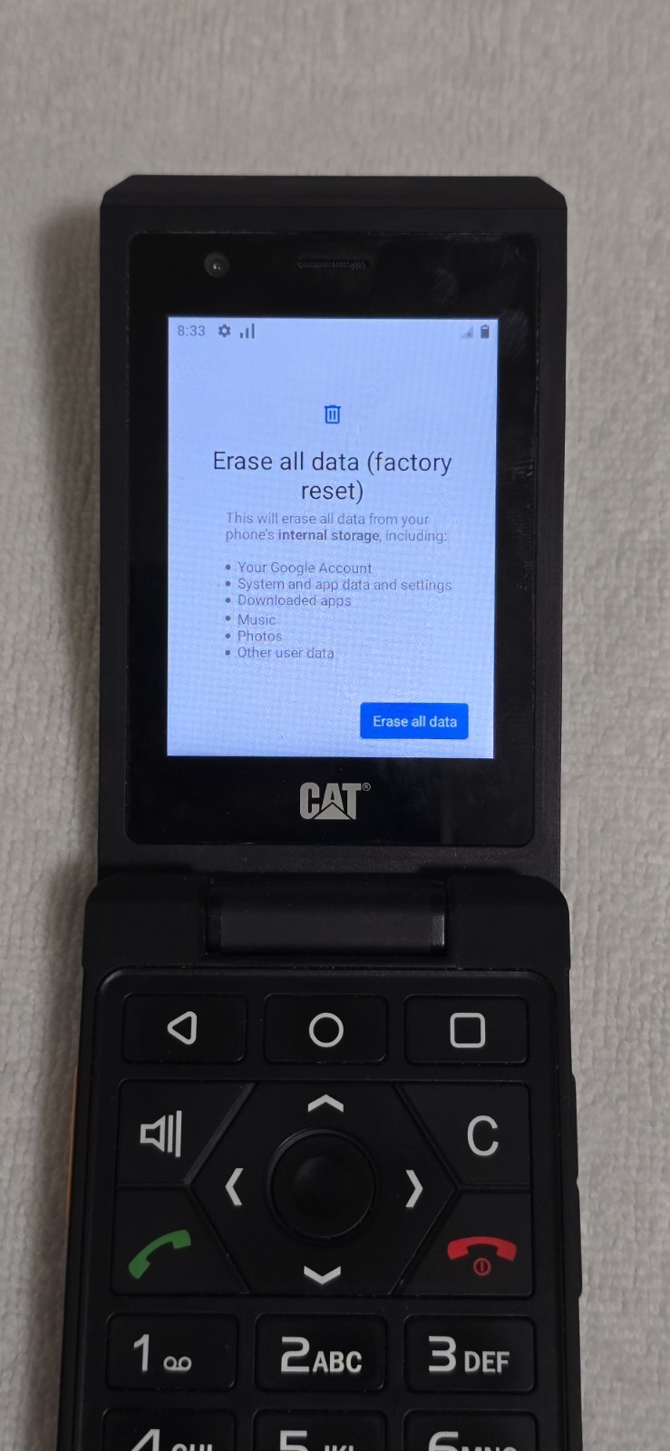 CAT S22 Flip Phone Rugged Unlocked 4G LTE