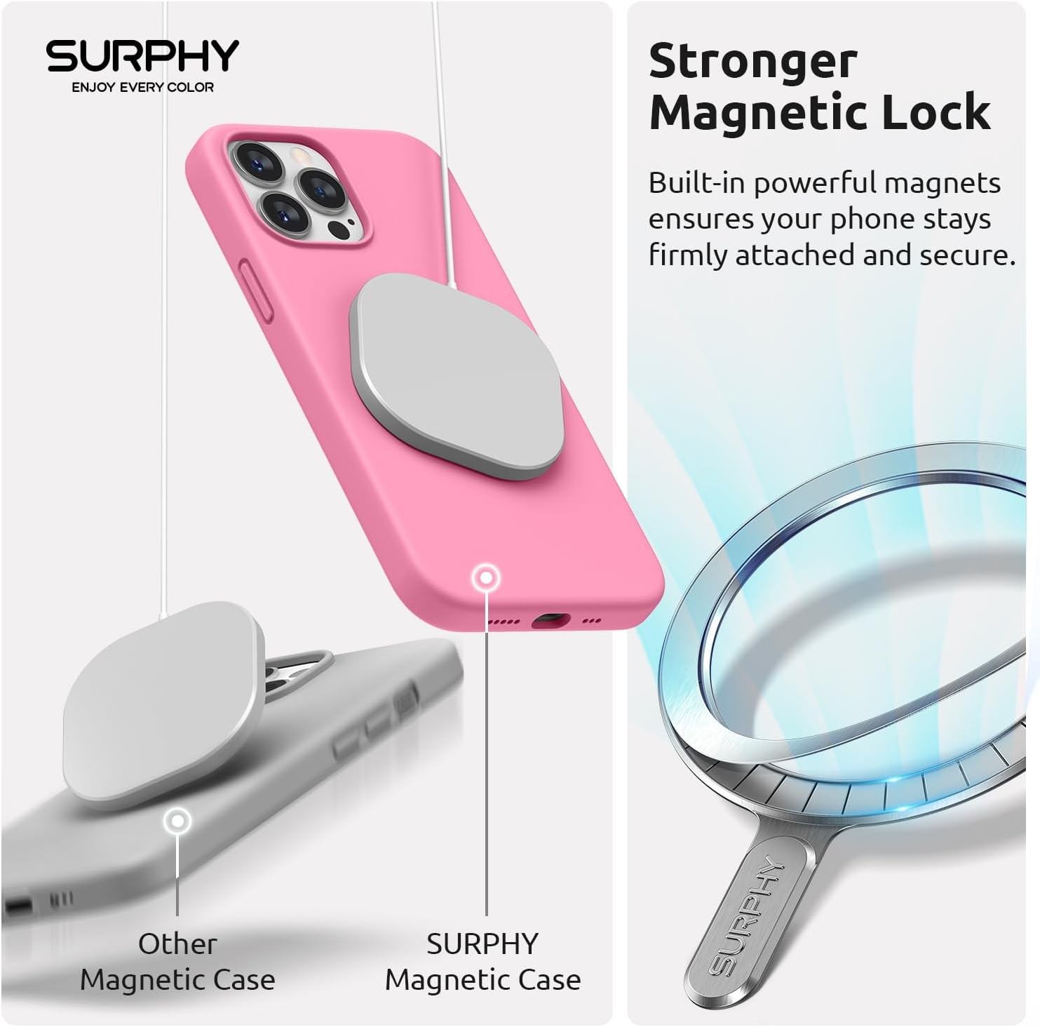 4 in 1 Designed for iPhone 14 Pro Case (6.1 inch, 2022) with Screen Protector +