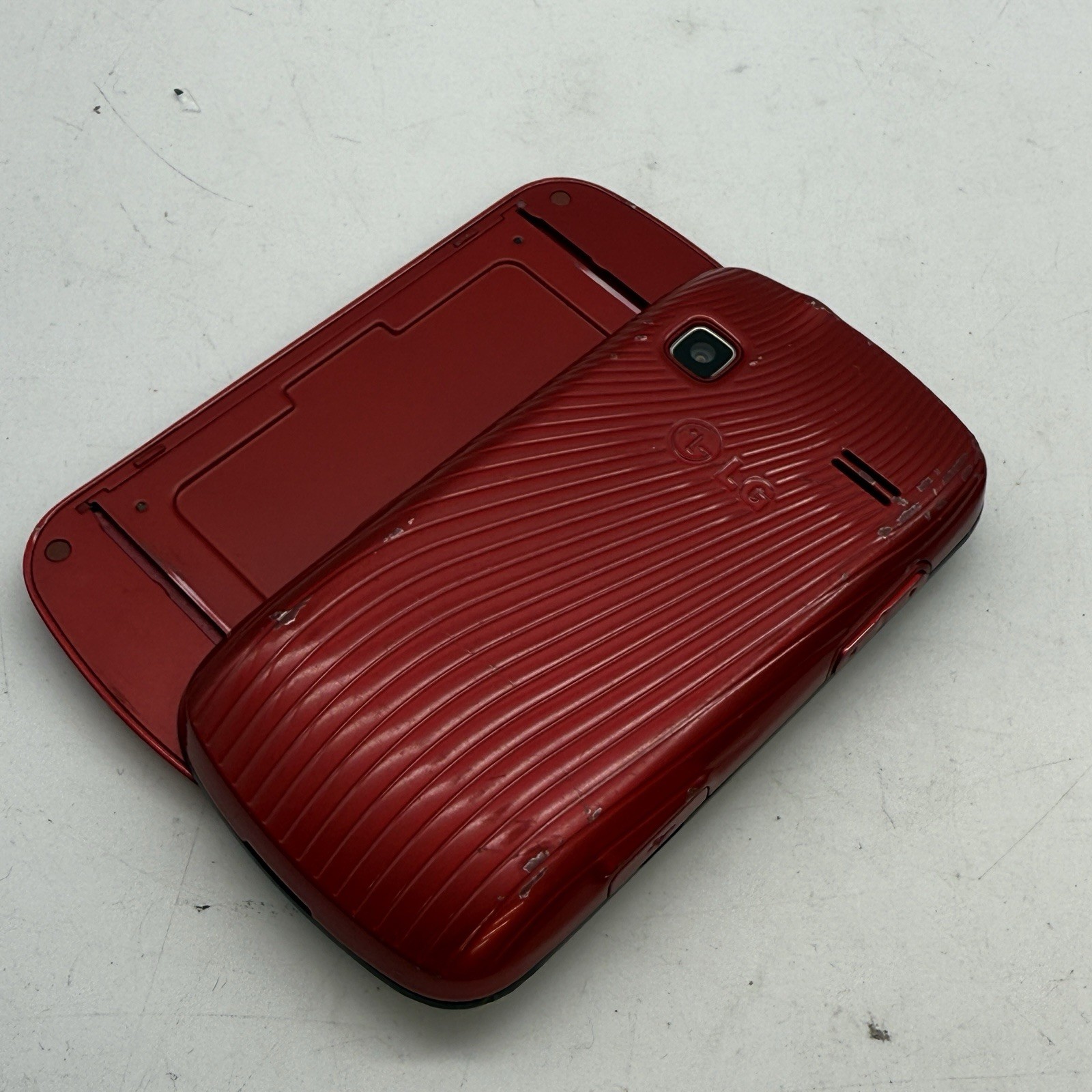 LG Xpression / Expression C395 – Red and Black ( AT&T ) Cellular Slider (C6:9)