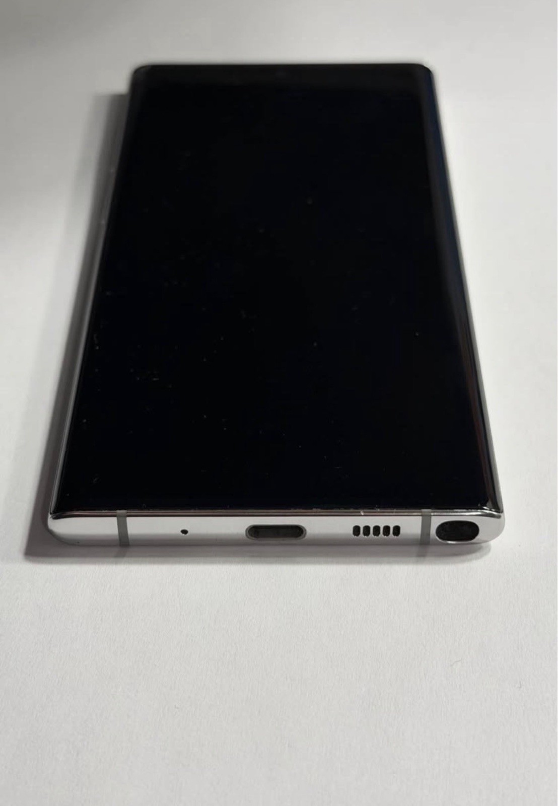 Samsung Galaxy Note10 256GB (T-Mobile Unlocked) – Aura White – As Is