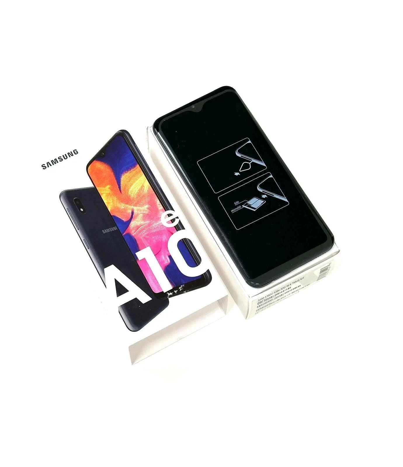 New Samsung Galaxy A10e 4G SM-S102DL Black 32GB -Factory Unlocked Smartphone