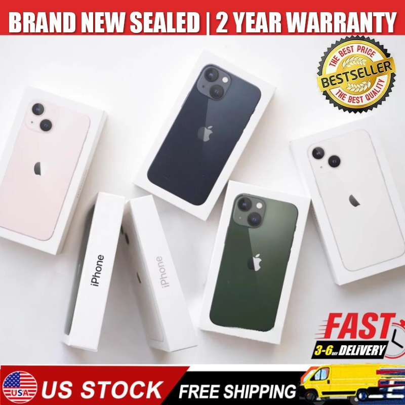 NEW SEALED Apple iPhone 13 MINI 512GB-128GB 5.4 in FACTORY UNLOCKED ALL GSM CDMA