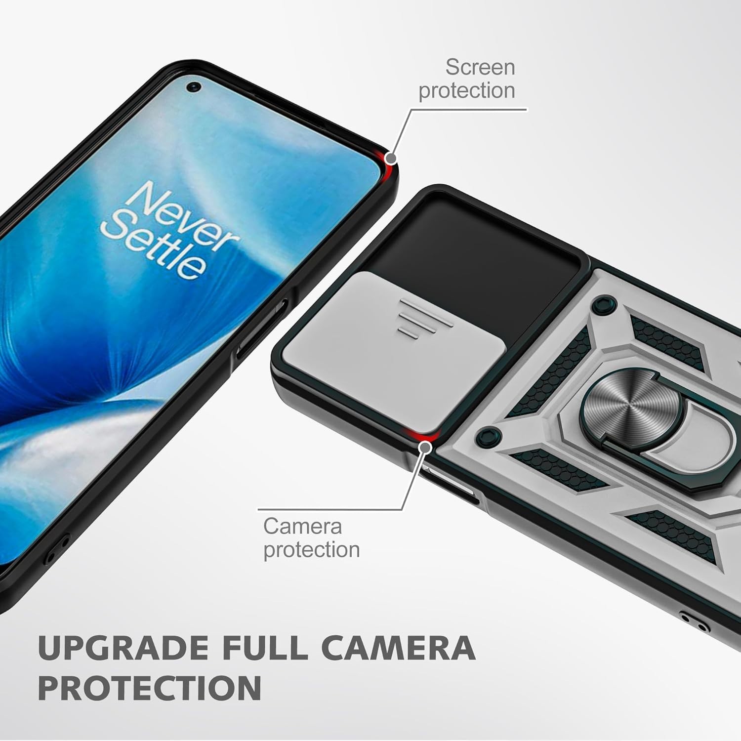 For OnePlus Nord N200 5G Case Shockproof Protective Military Guard Phone Cover
