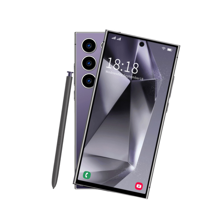 8+256GB Dual SIM I24 Ultra Android Phone – 6.8″ Full HD Display, Built-In Pen, U