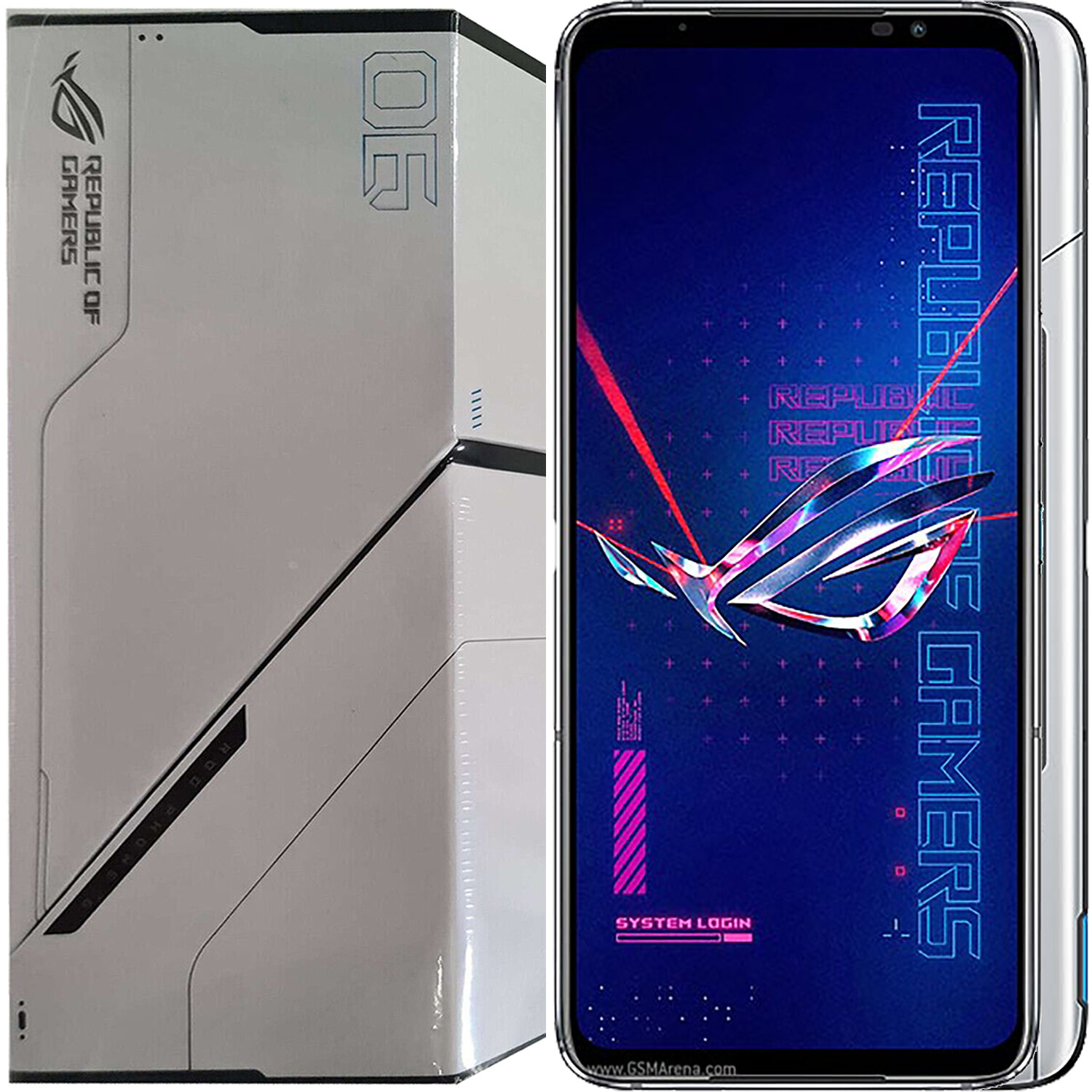 NEW Asus Rog Phone 6 Pro 5G White 512GB + 18GB Dual-SIM Factory Unlocked GSM
