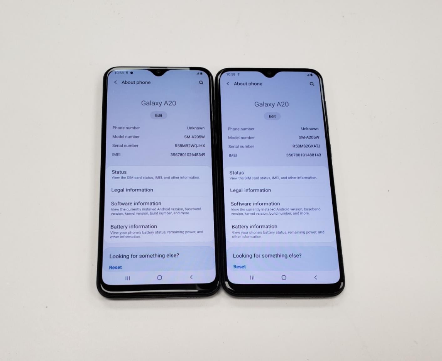 Lot of 2 Samsung Galaxy A20 SM-A205U 32GB Black T-mobile Only **READ**