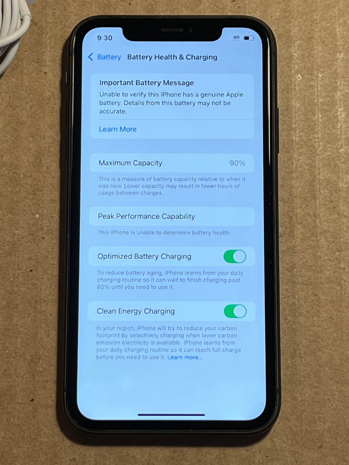 Apple iPhone 11 64GB Black Unlocked A2111 READ