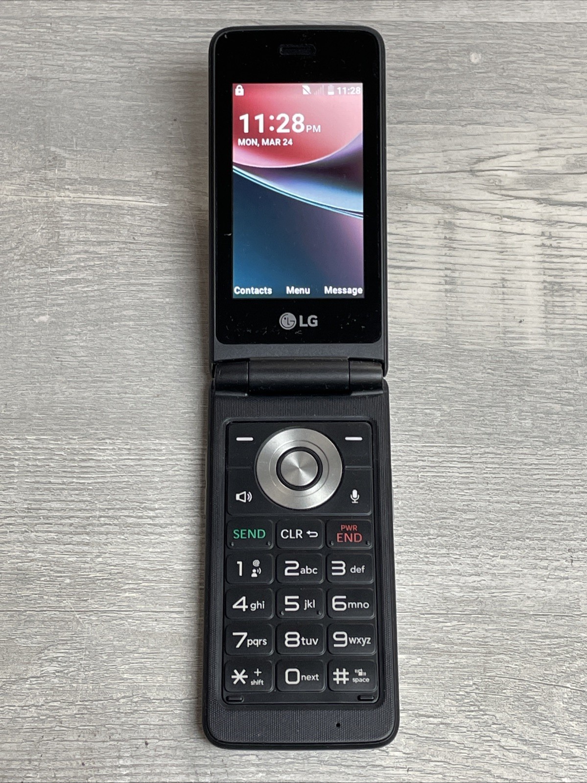 LG Exalt Wine UN220 Flip Phone – (Unlocked) 4G LTE