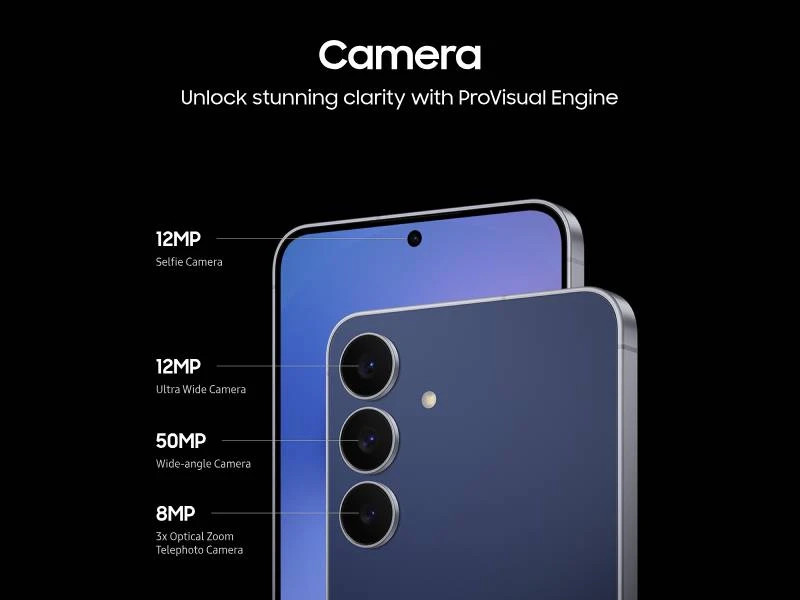 Samsung Galaxy S25 FE (5G) SM-S731U – U.S. CELLULAR COMPANY – 128GB Icy Blue