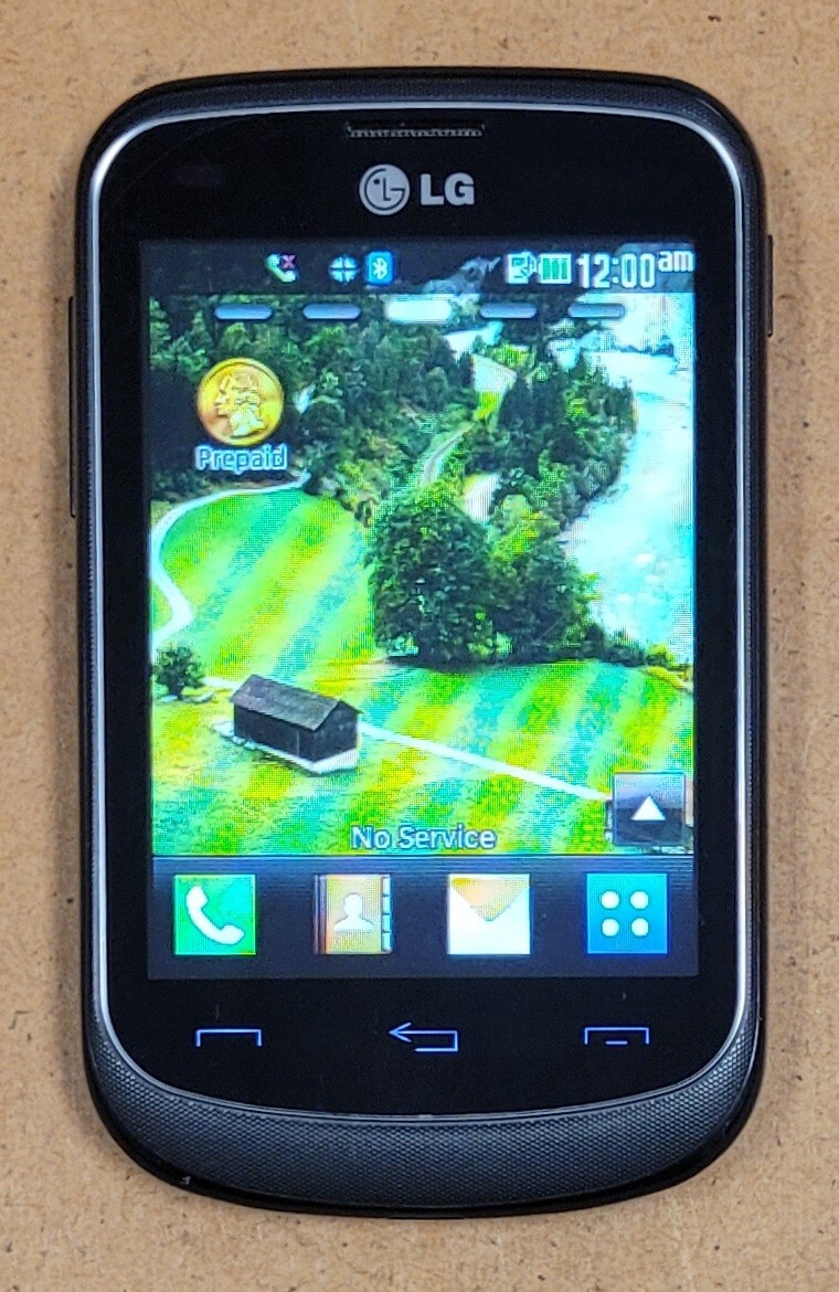 LG 305C / LG305C – Black and Gray ( TracFone ) Very Rare CDMA Cellular Phone