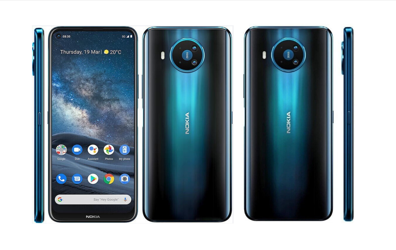 Original Unlocked Nokia 8.3 5G WIFI 64GB DUAL SIM 64MP 6.81″ Smartphone GOOD B+