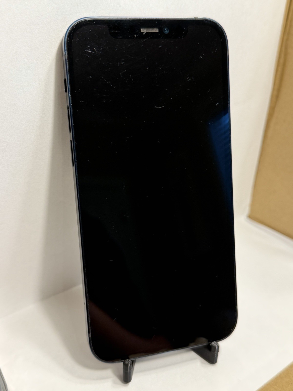 Apple iPhone 12 64GB Black Cricket iOS Smartphone 12MP Camera Slate Style