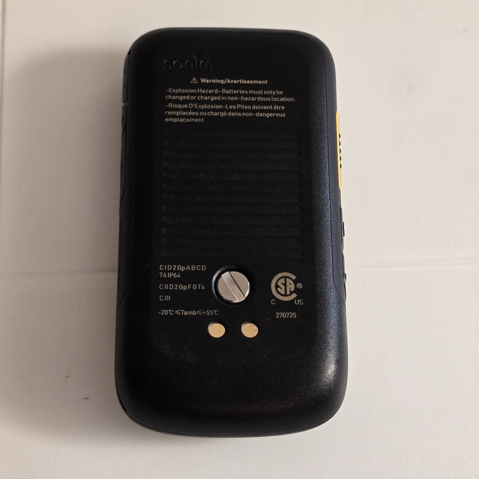 Sonim XP3 XP3800 Rugged 8GB Flip Phone Black Good Condition