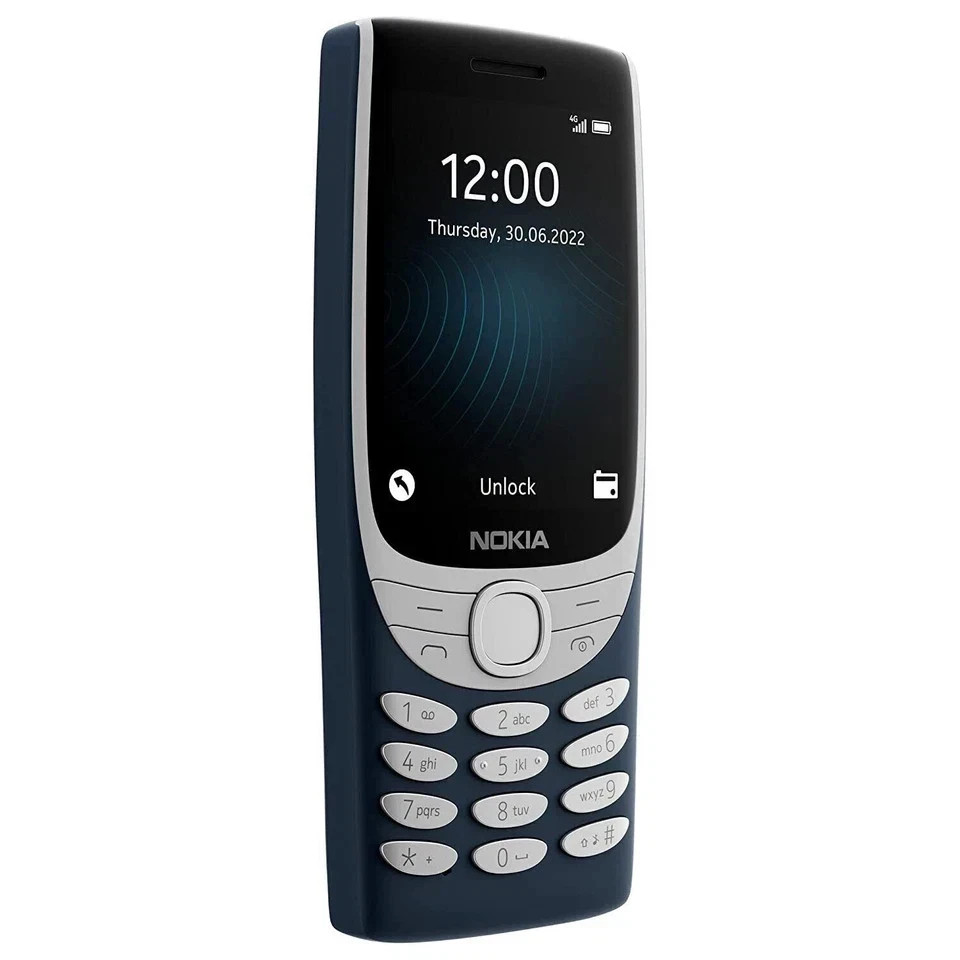 Nokia 8210 4G Unlocked Volte with Dual SIM Display Feature Phone +1year warranty