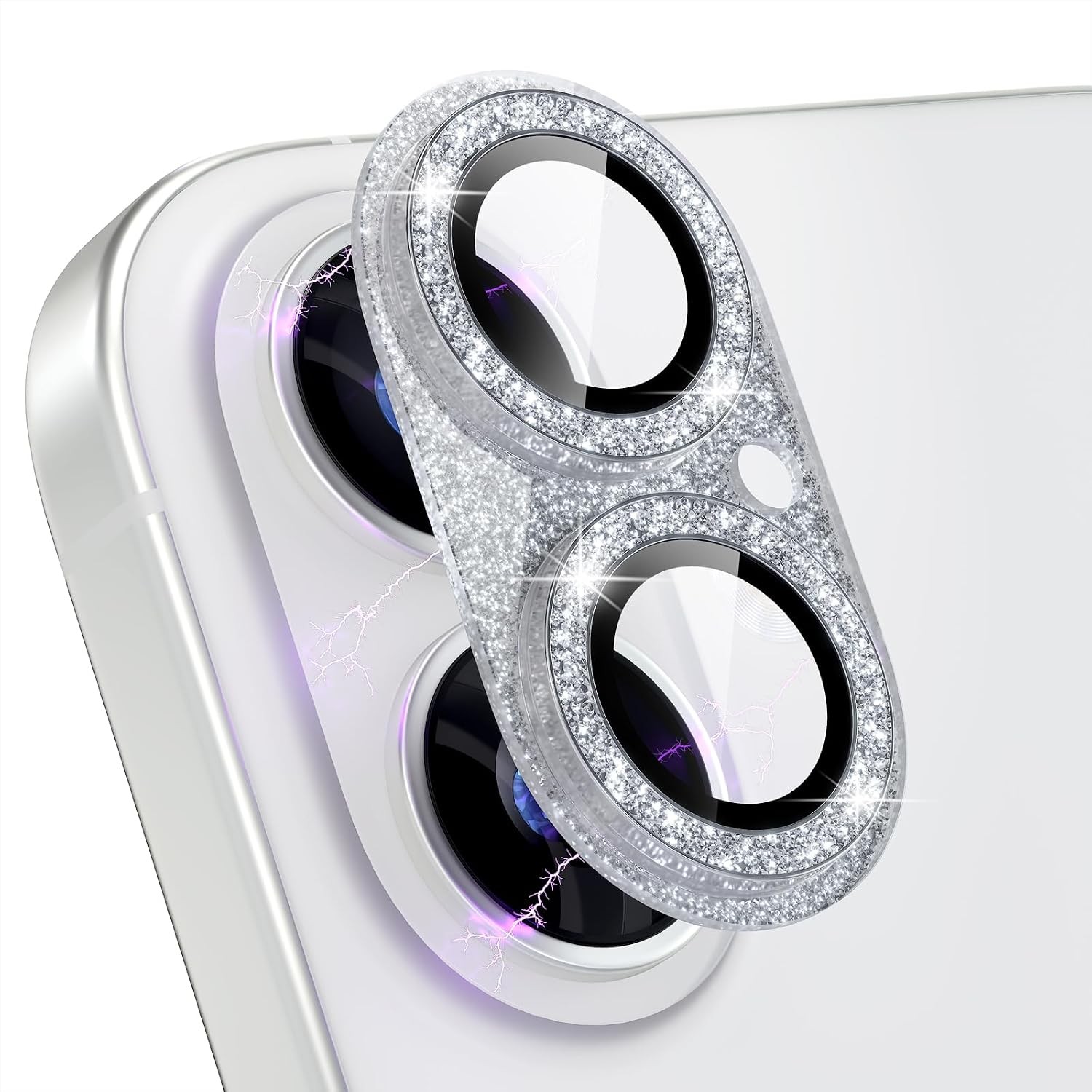 9H Tempered Glass Camera Lens Protector for iPhone 17, Bling Cover Accessories