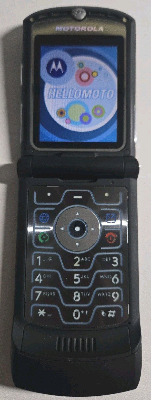 Motorola Razr V3 Black Cingular Cellular Phone