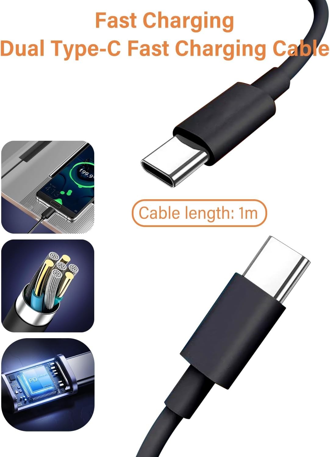 2-Pack 52.5W Dual Port USB Fast Car Charger for iPhone 17 16 Pro Max, Cable Incl