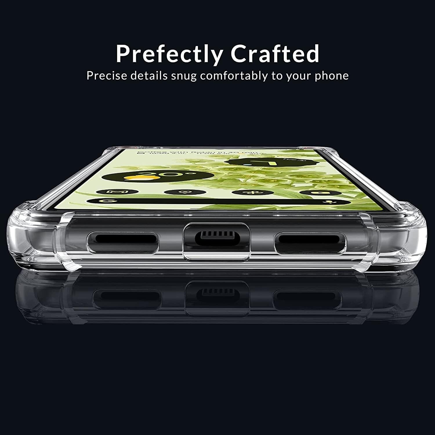 Google Pixel 7 Case Premium Quality Transparent Soft TPU Bumper Crystal HD Saver