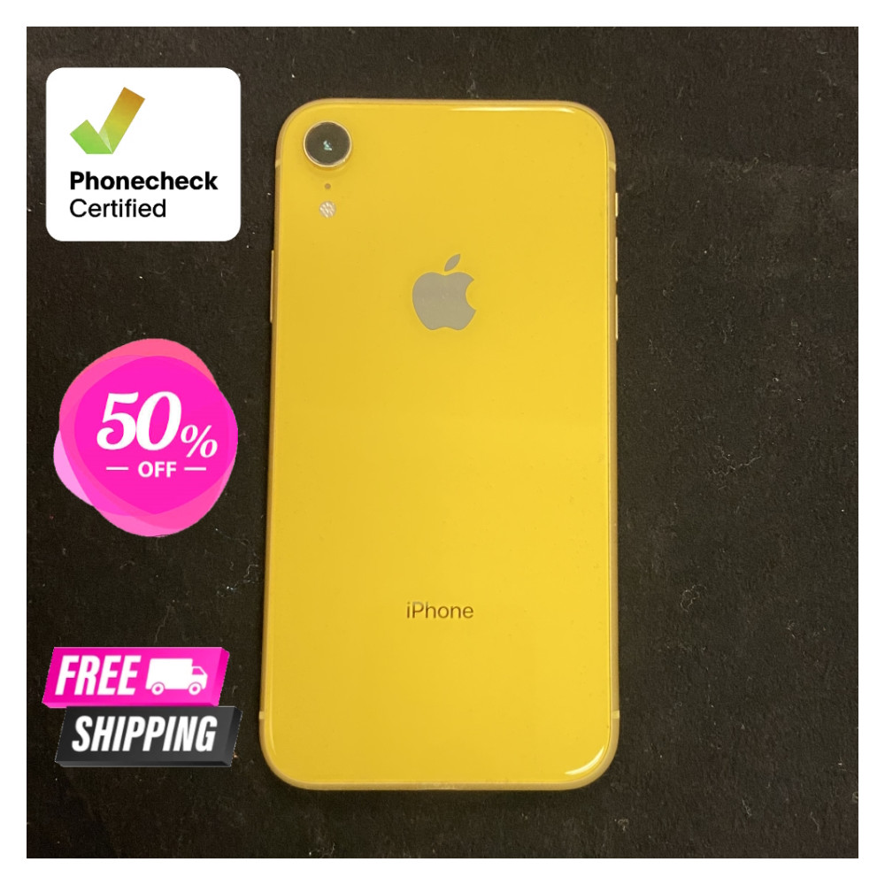 Apple iPhone XR – 64GB -Black (Unlocked) A1984 (CDMA + GSM)~SRF~ VERY GOOD!
