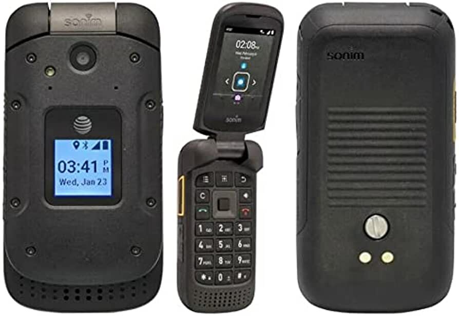 VERY GOOD 8/10 Sonim XP3 XP3800 8GB Black AT&T UNLOCKED rugged phone