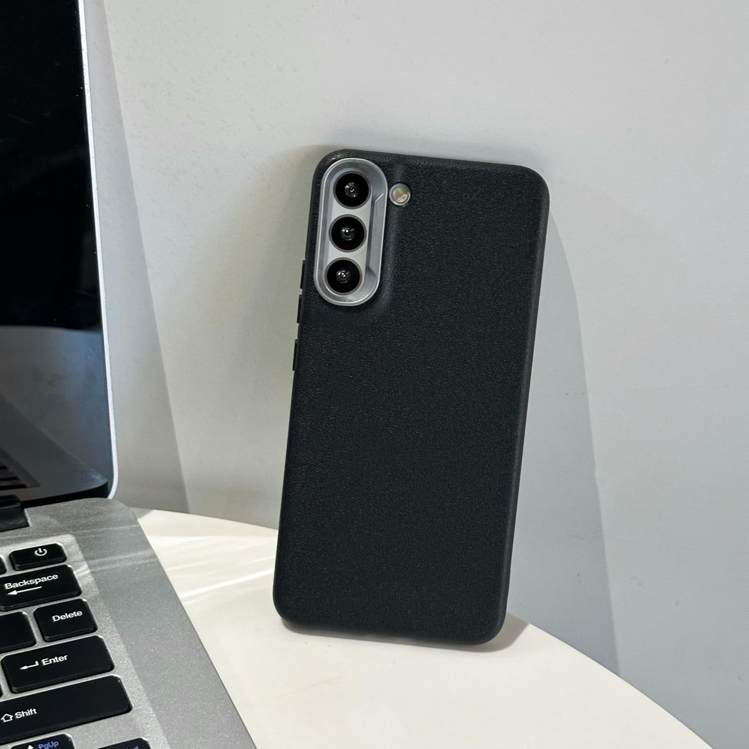 Samsung Galaxy A06 Phone Case Black, Soft TPU Non-Slip Shockproof Bumper Cover
